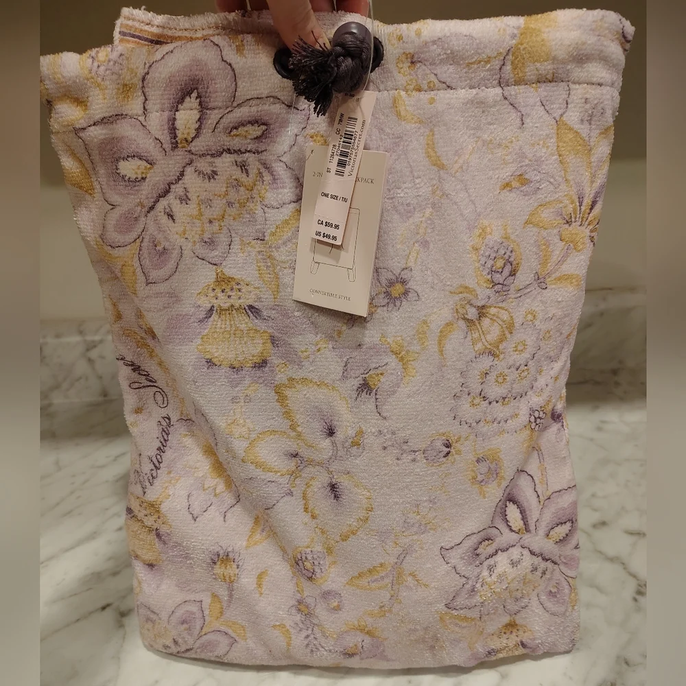 Victoria's Secret 2 In 1 Towel Backpack